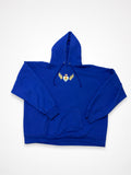 Blue Heavyweight Embroidered Hoodie
